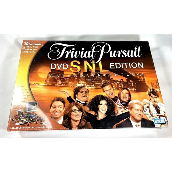 Parker Brothers Trivial Pursuit Saturday Night Live DVD Edition New Sealed - Picture 1 of 11